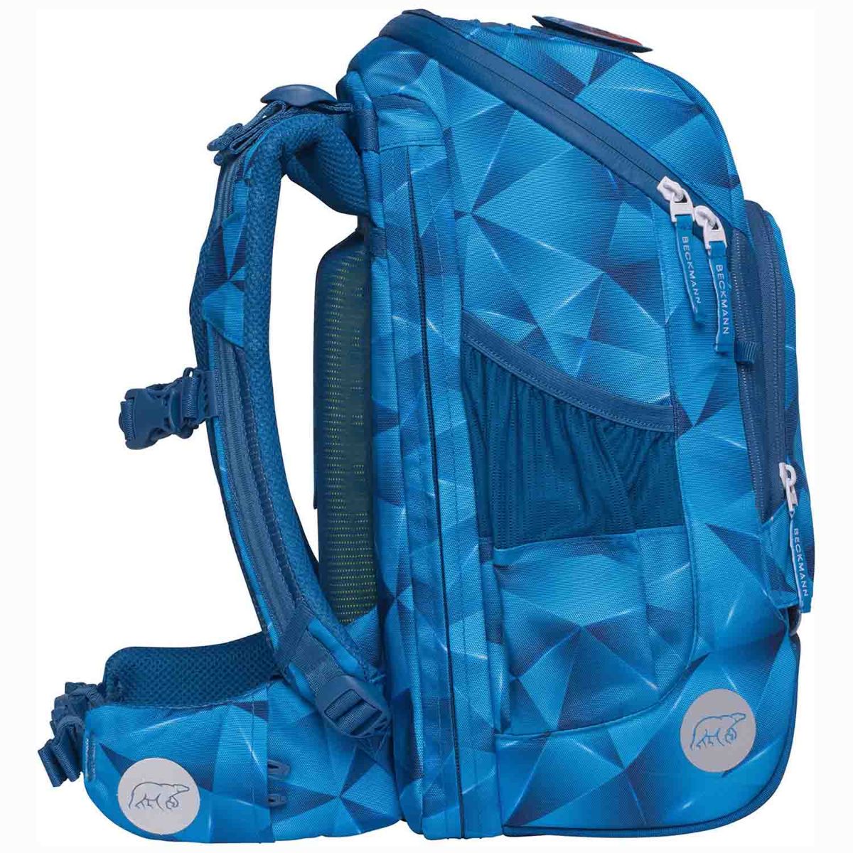 Beckmann Classic Blue Lightning Schulrucksack Set 6tlg.