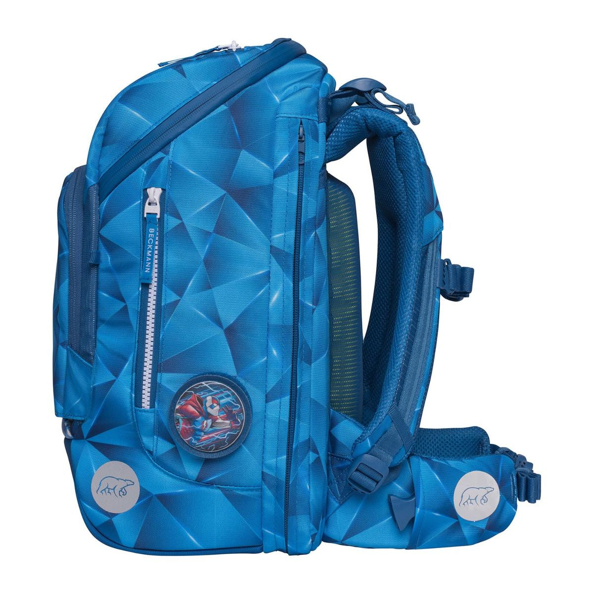 Beckmann Active Air FLX Blue Lightning Schulrucksack Set 6tlg.