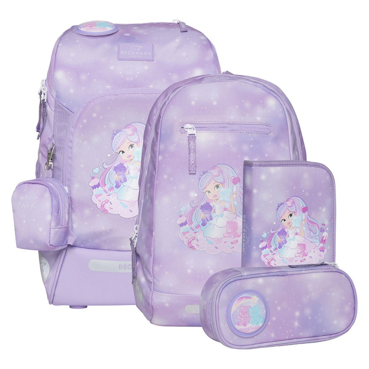 Beckmann Active Air FLX Candy Schulrucksack Set 6tlg.