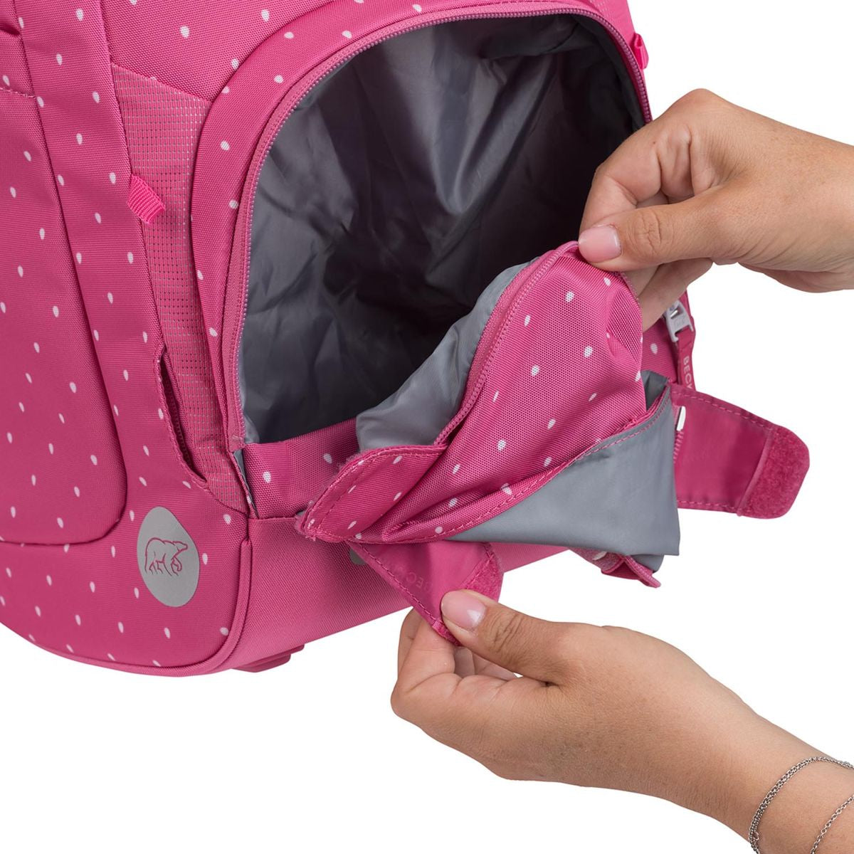 Beckmann Plus Air Strawberry Schulranzen Set 6tlg.