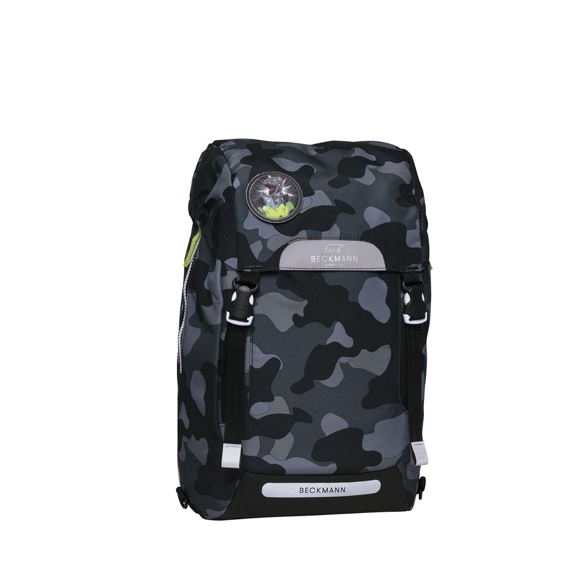 Beckmann Classic Maxi Camo Rex Black Schulrucksack Set 6tlg.