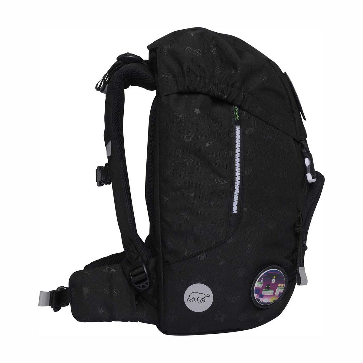 Beckmann Classic Pixel Schulrucksack Set 6tlg.