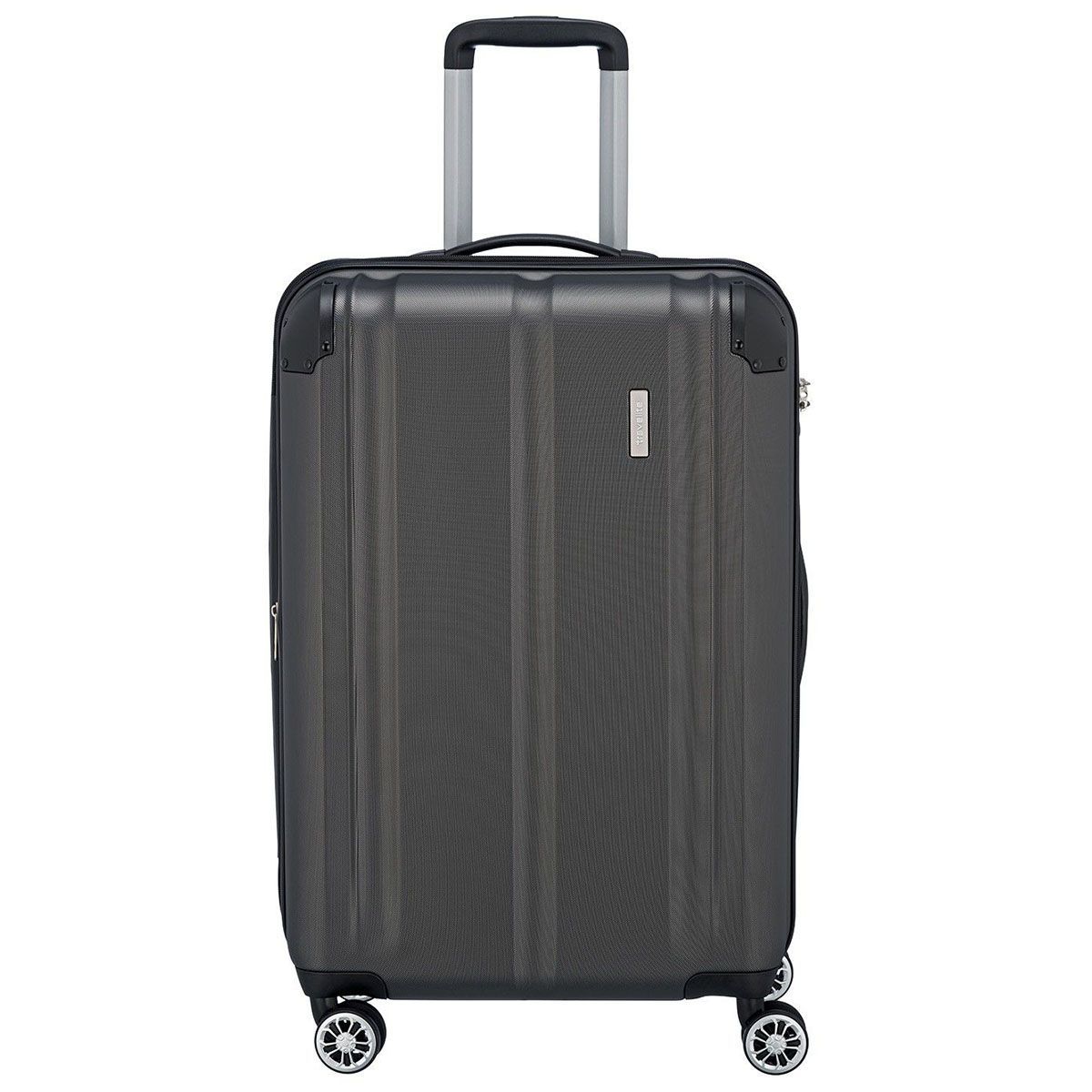 Travelite City Anthrazit 4-Rollen Trolley M 68cm