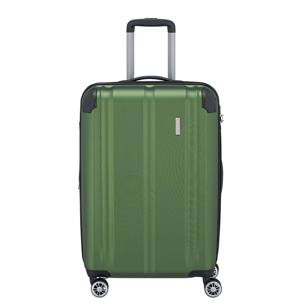 Travelite City Grün 4-Rollen Trolley M 68cm