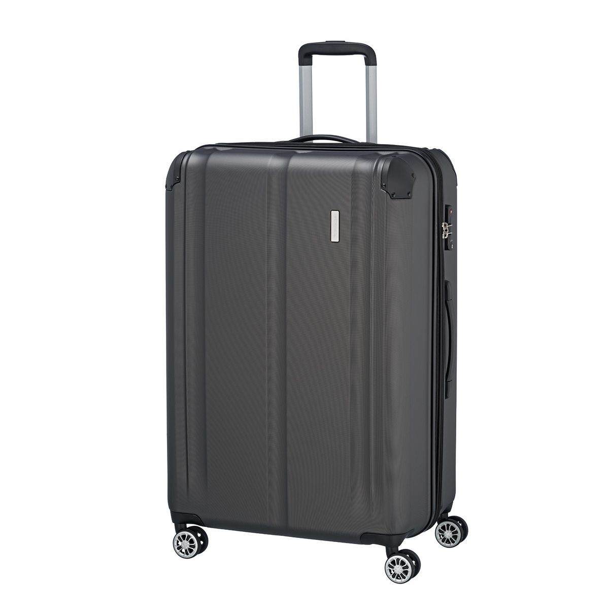 Travelite City Anthrazit 4-Rollen Trolley L 77cm