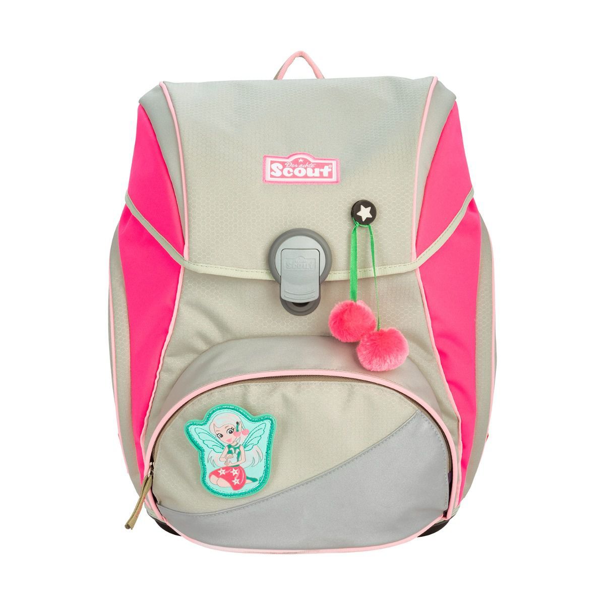 Scout Alpha Pink Cherry Schulrucksack Set 4tlg.