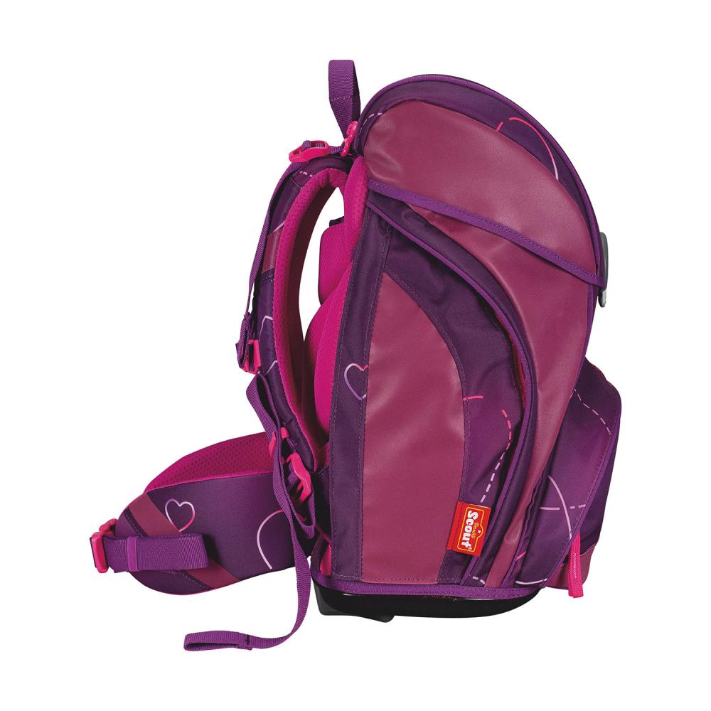 Scout Exklusiv Alpha Superflash Lovely Schulrucksack Set 4tlg.