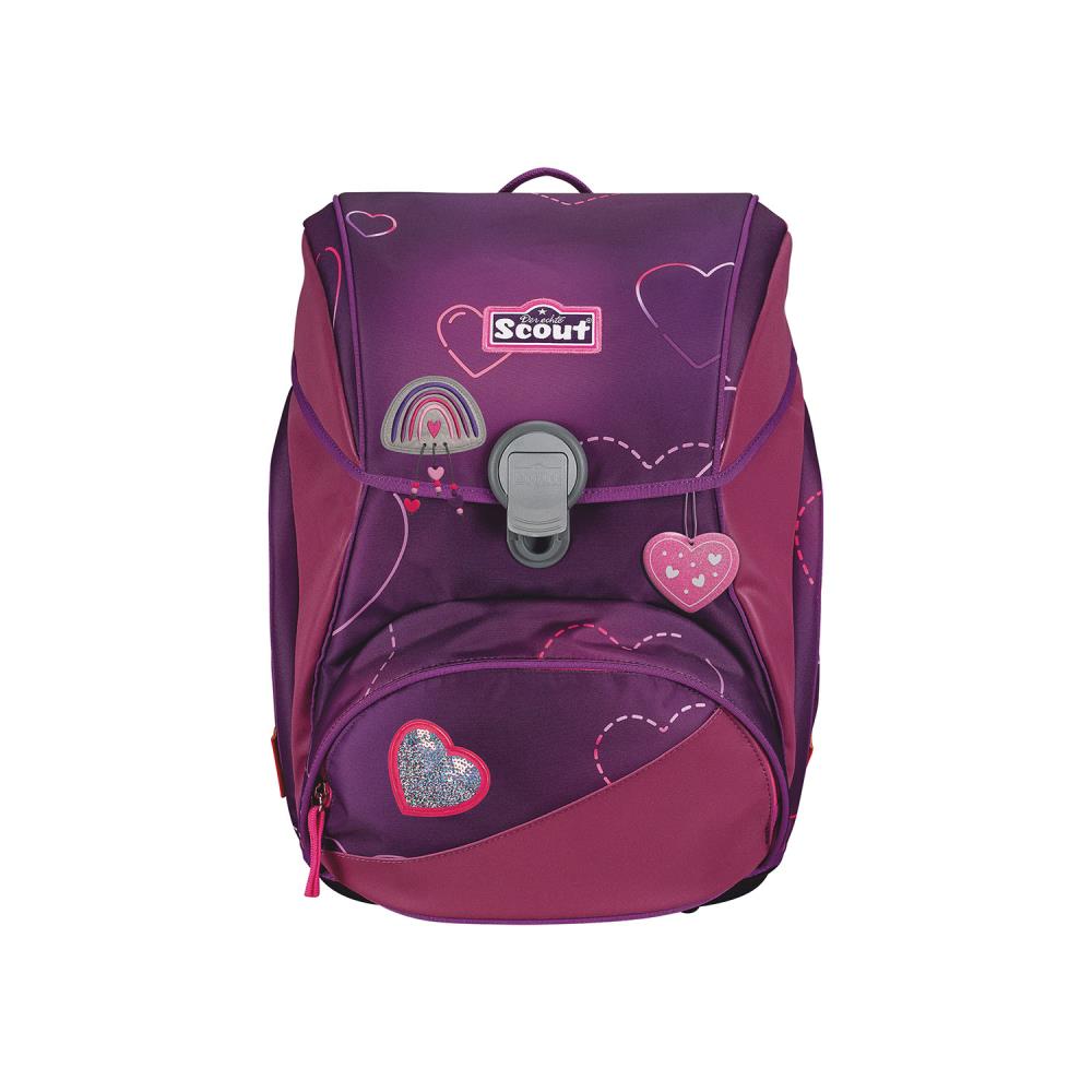 Scout Exklusiv Alpha Superflash Lovely Schulrucksack Set 4tlg.