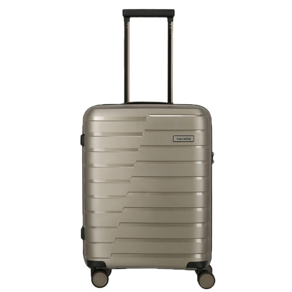 Travelite Air Base Champagner 4-Rollen Trolley S 55cm