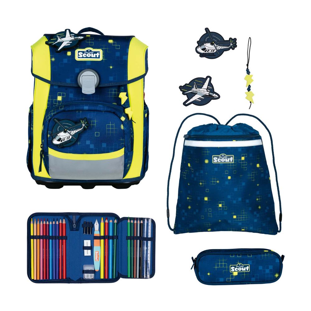 Scout Neo Digital Air Schulranzen Set 4tlg.