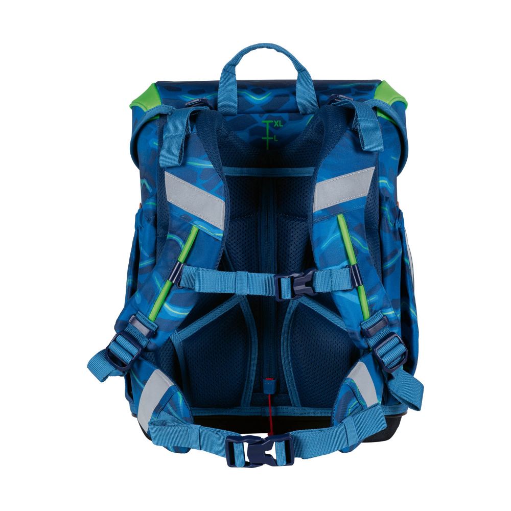 Scout Neo Shark Zone Schulranzen Set 4tlg.