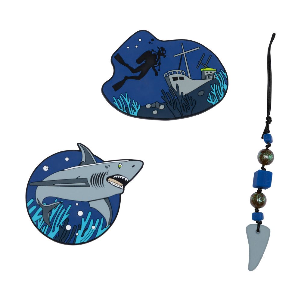 Scout Neo Shark Zone Schulranzen Set 4tlg.