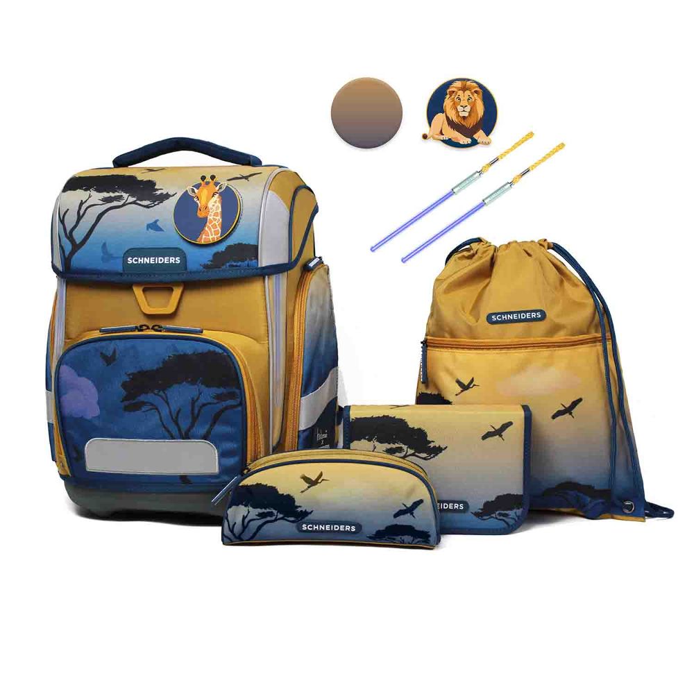 Schneiders Ergolite Isabeau Ocker Schulranzen Set 9tlg.