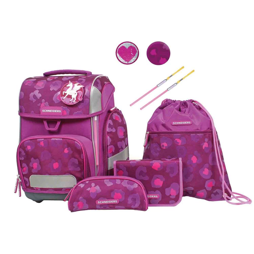 Schneiders Ergolite Berry Paw Schulranzen Set 9tlg.