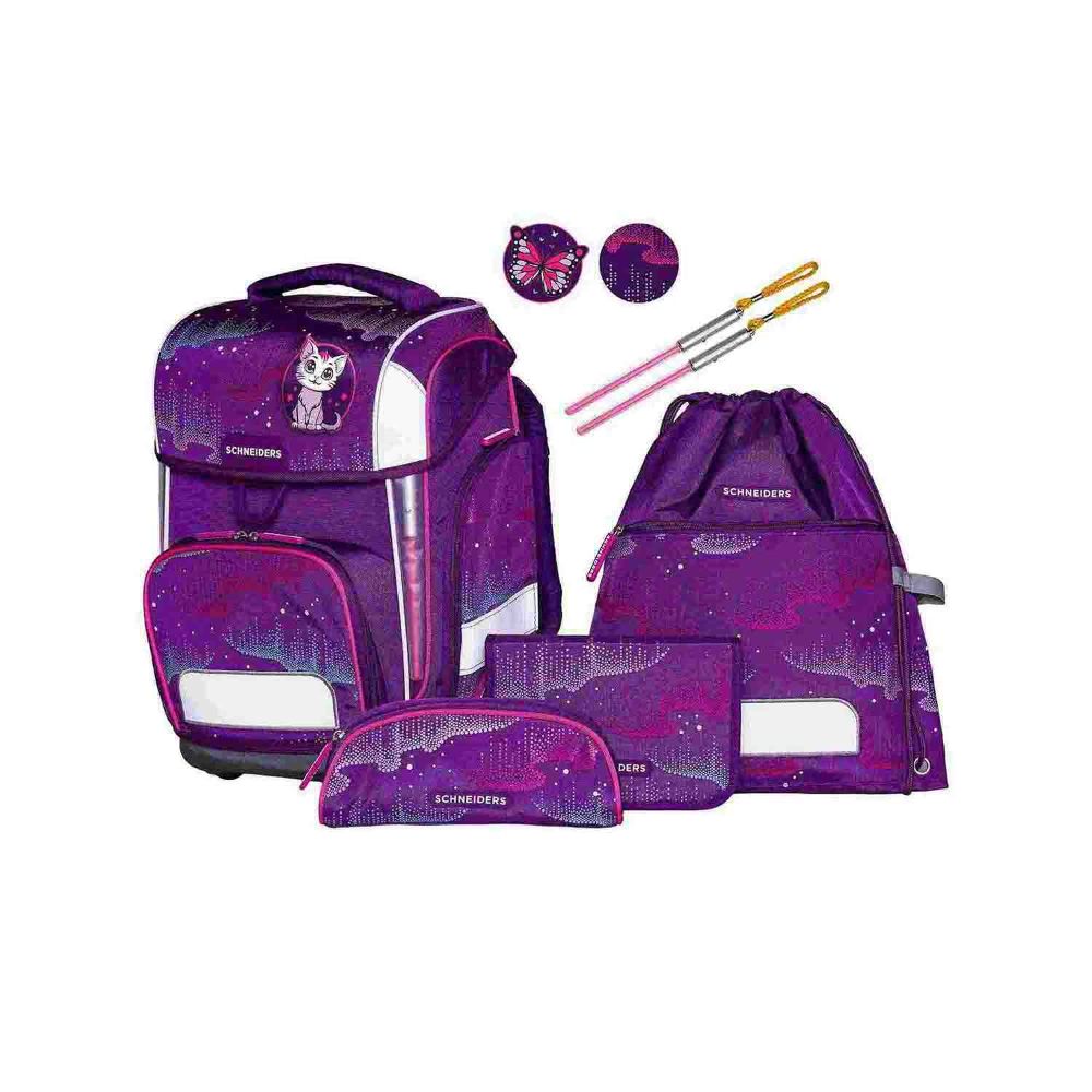 Schneiders Ergolite Wavy Dots Schulranzen Set 9tlg.