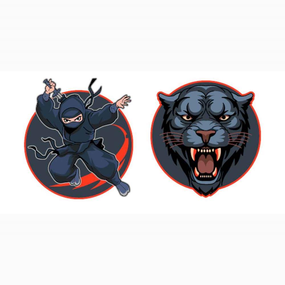 Schneiders Ninja und Panther Patches Set 2tlg.