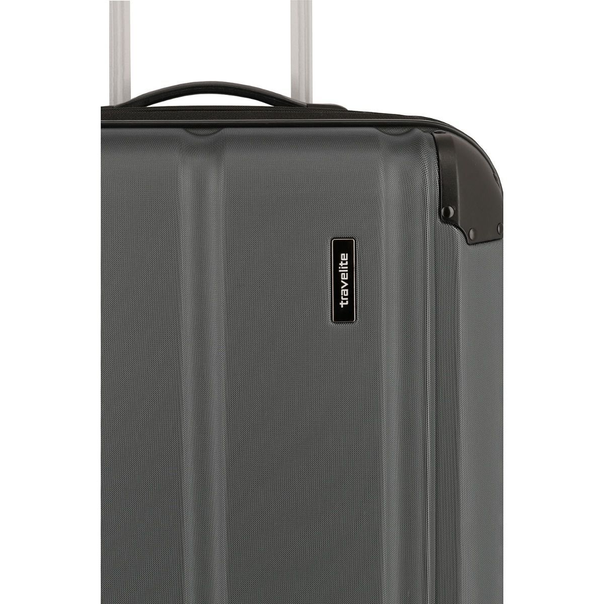 Travelite City Anthrazit 4-Rollen Trolley S 55cm