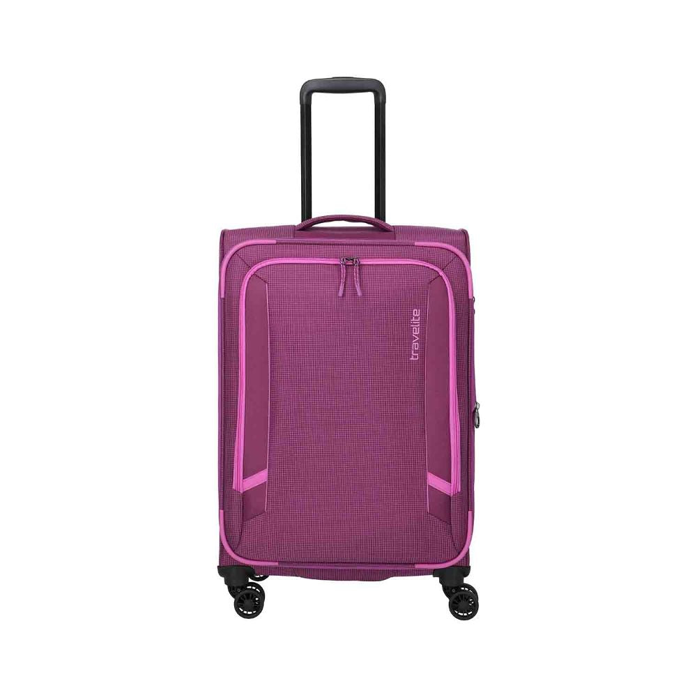 Travelite Corsiica Pink 4 Doppelrollen Trolley M 67 cm