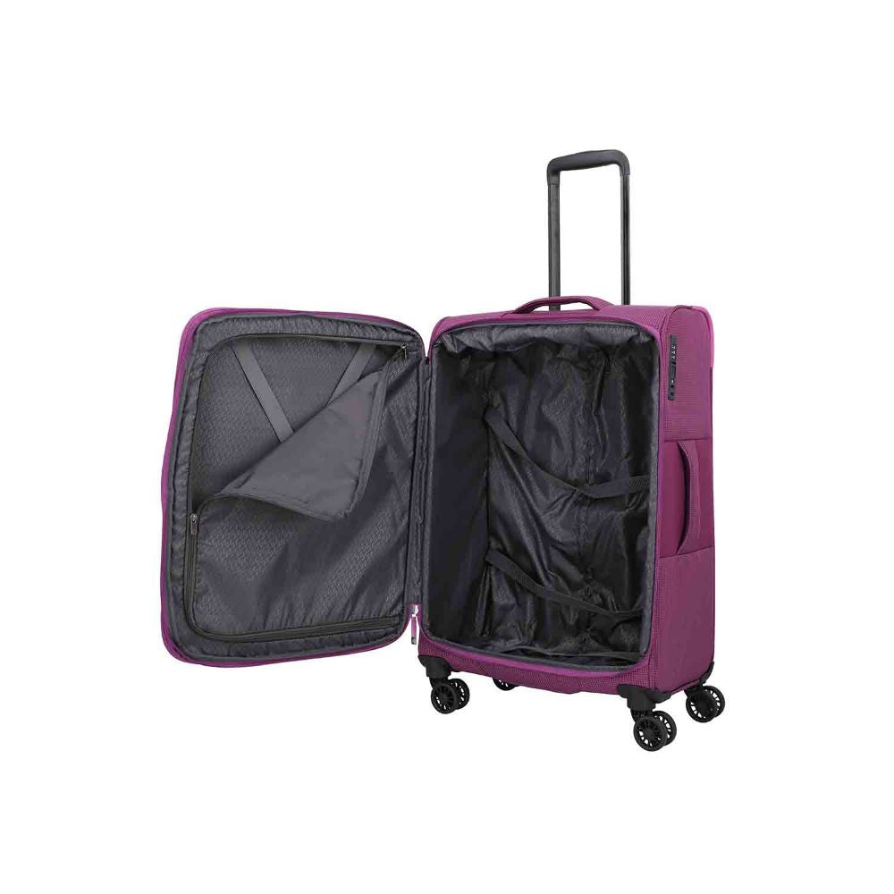 Travelite Corsiica Pink 4 Doppelrollen Trolley M 67 cm