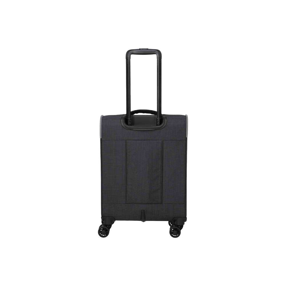 Travelite Corsiica Black 4 Doppelrollen Trolley S 55 cm