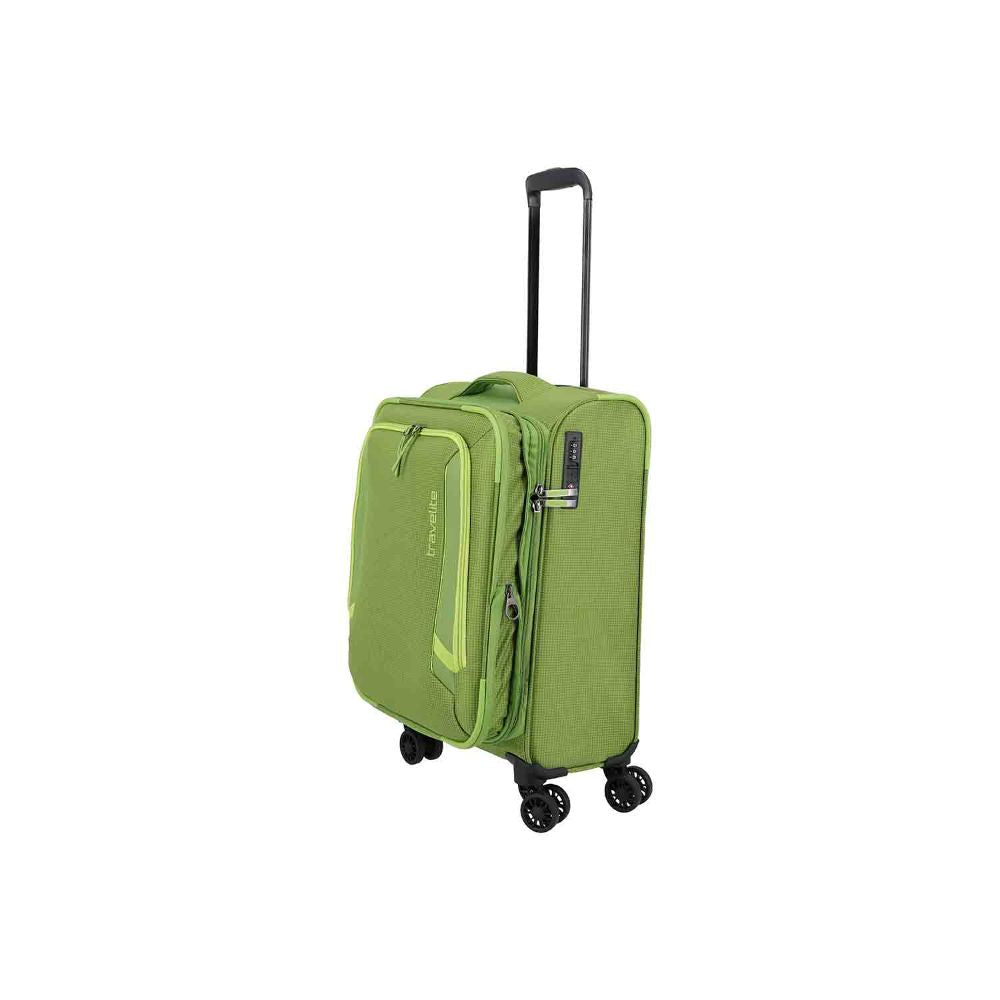 Travelite Corsiica Fresh Green 4 Doppelrollen Trolley S 55 cm