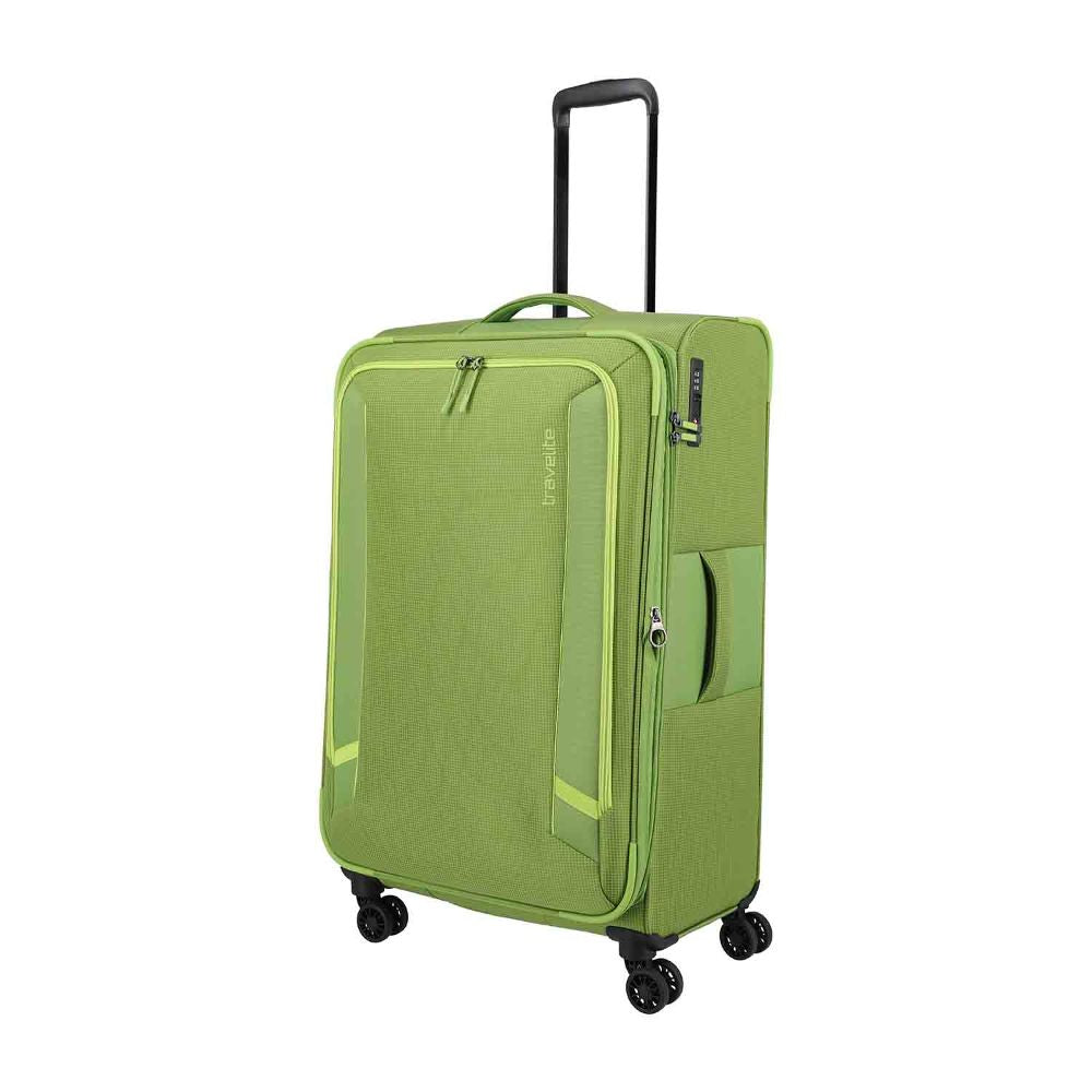 Travelite Corsiica Fresh Green 4 Doppelrollen Trolley L 77 cm