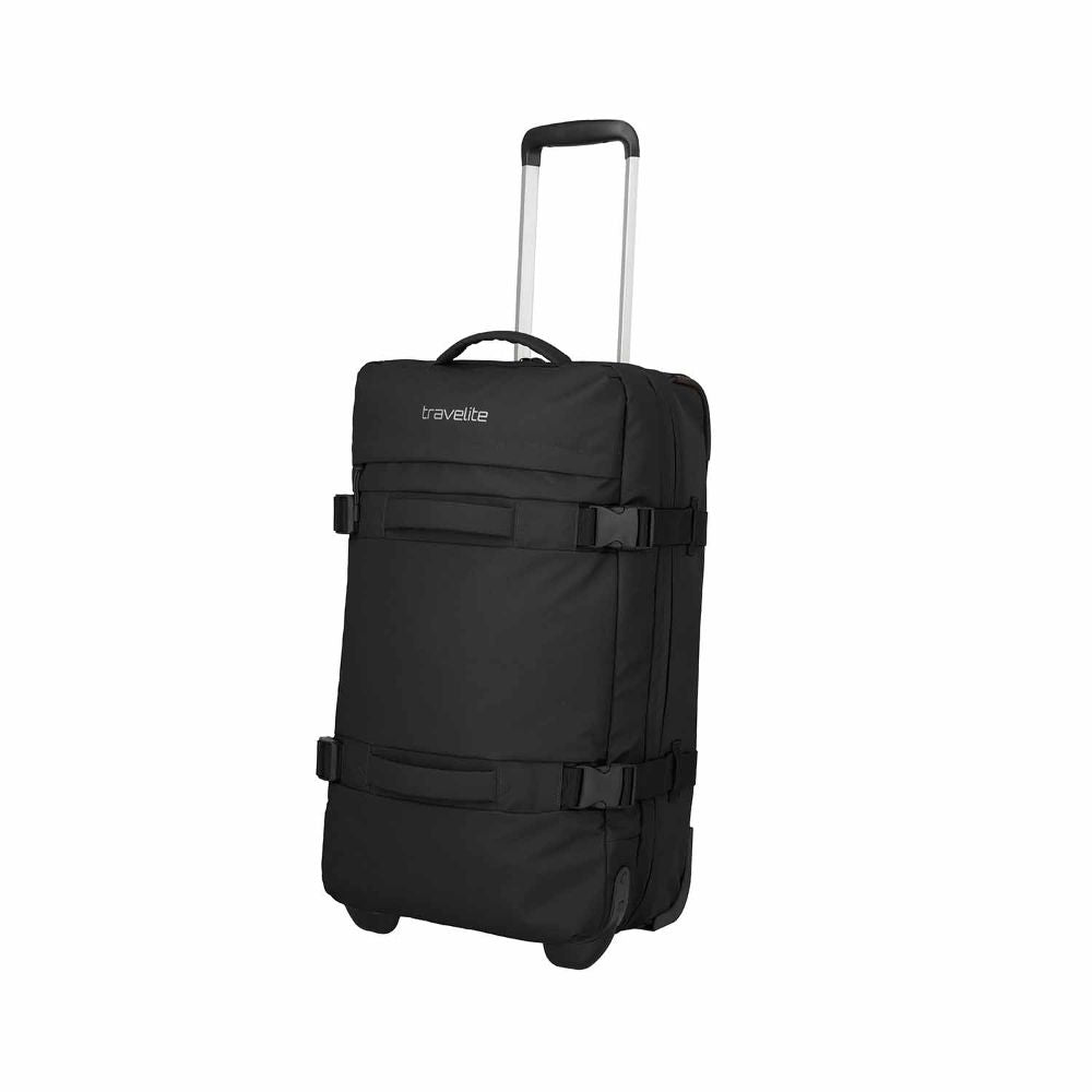 Travelite Bolonia Black Rollenreisetasche M 63 cm