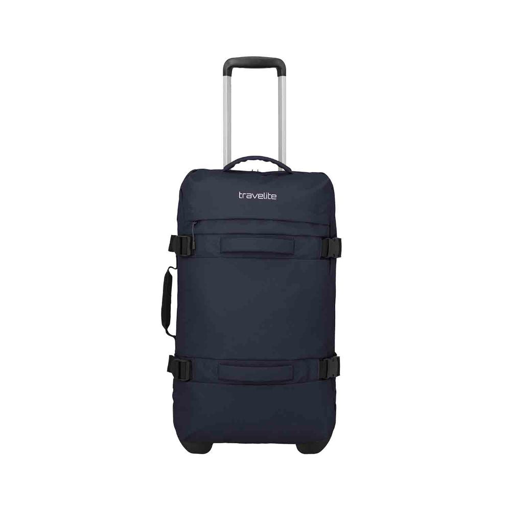 Travelite Bolonia Navy Rollenreisetasche M 63 cm