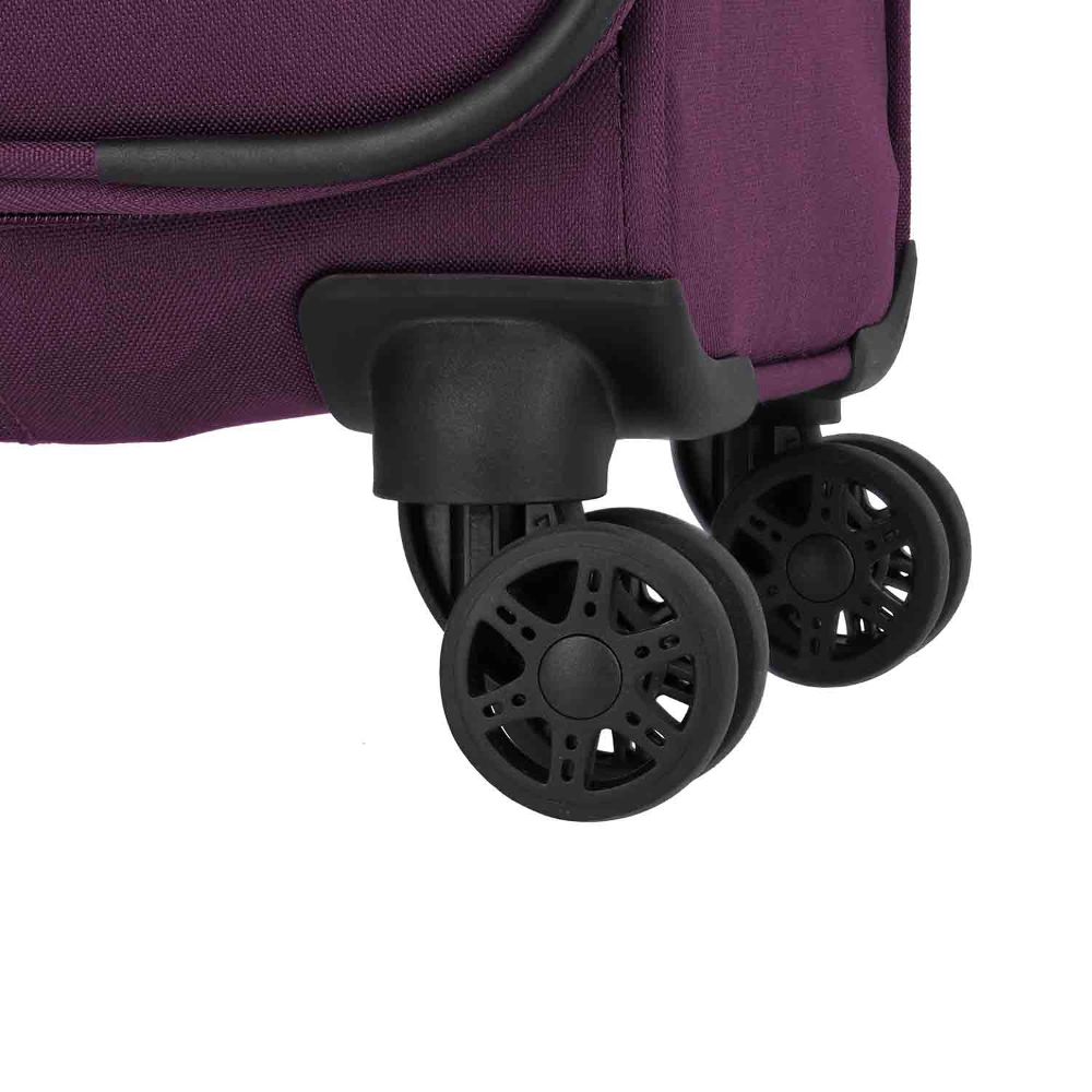 Travelite Priego Berry 4 Doppelrollen Trolley S 55 cm