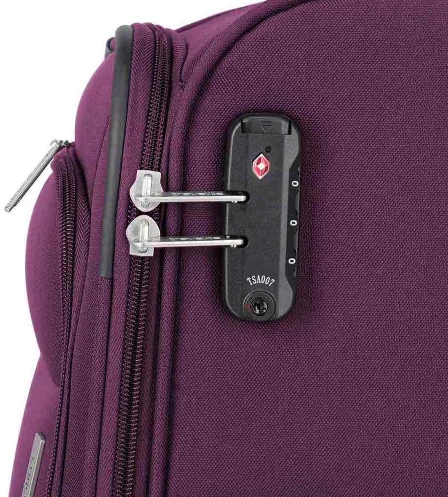 Travelite Priego Berry 4 Doppelrollen Trolley L 77 cm