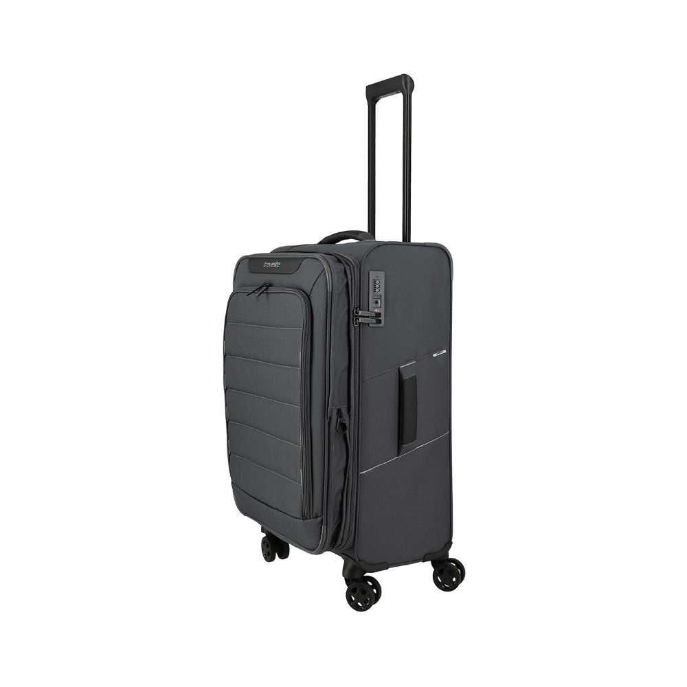 Travelite Skaii Anthracite 4-Rollen Trolley M 67cm