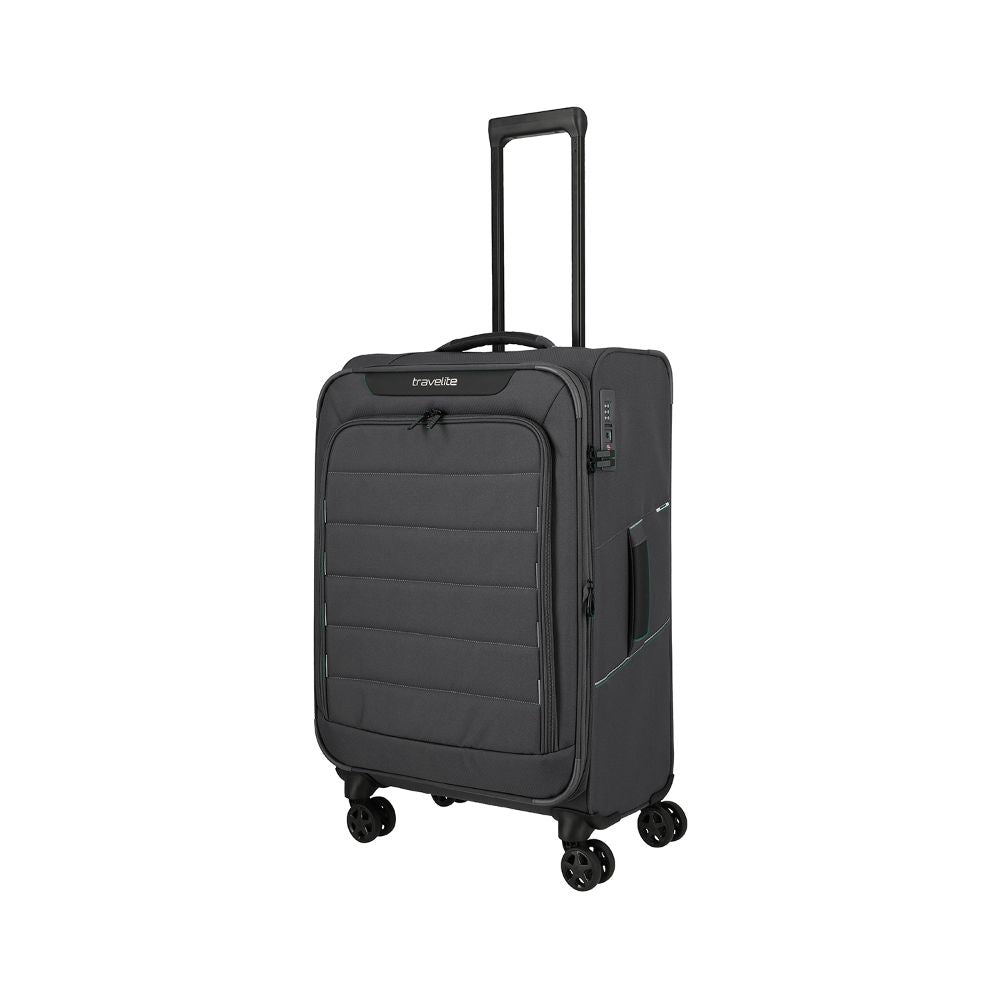 Travelite Skaii Anthracite 4-Rollen Trolley M 67cm
