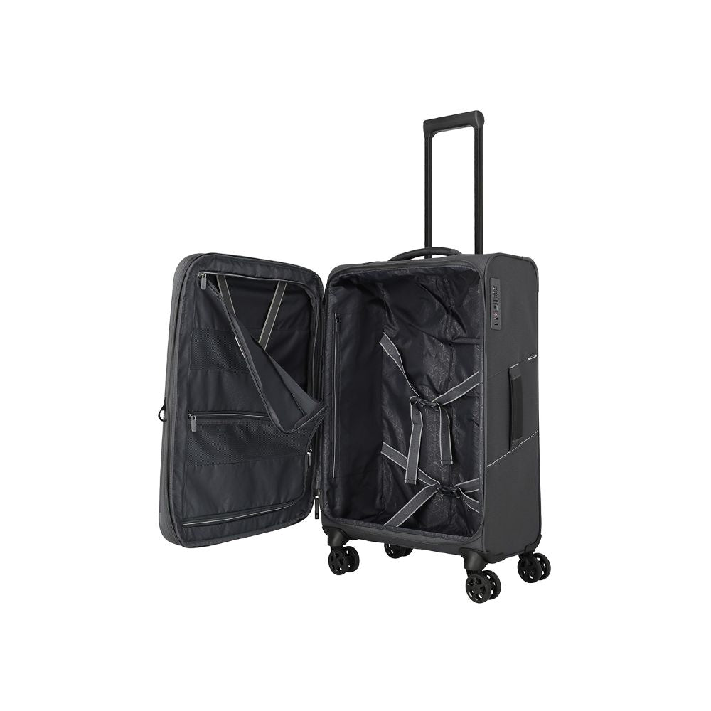 Travelite Skaii Anthracite 4-Rollen Trolley M 67cm