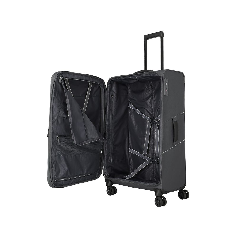 Travelite Skaii Anthracite 4-Rollen Trolley L 78cm