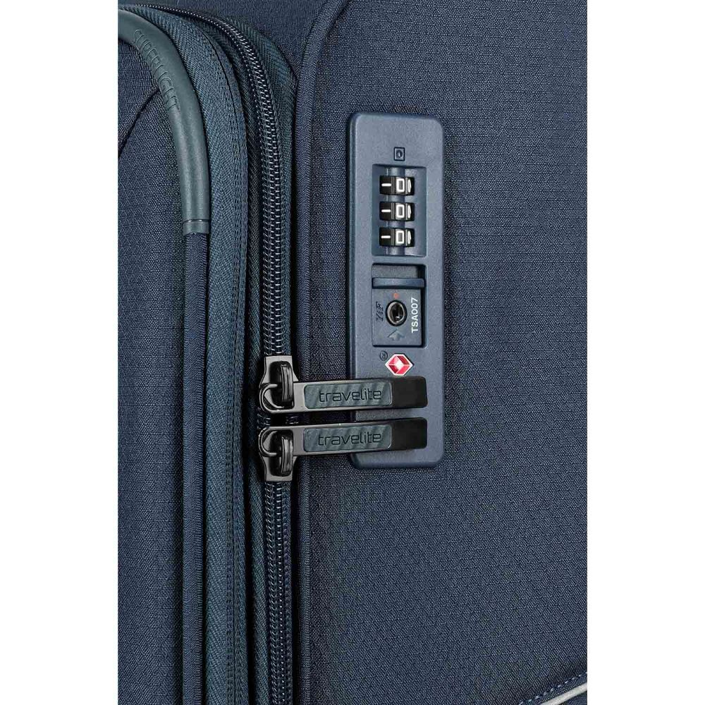 Travelite Skaii Navy 4-Rollen Trolley L 78cm