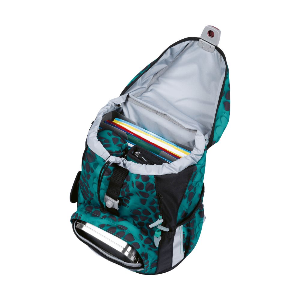 DerDieDas ErgoFlex Light Reptile Rush Schulrucksack 5tlg.