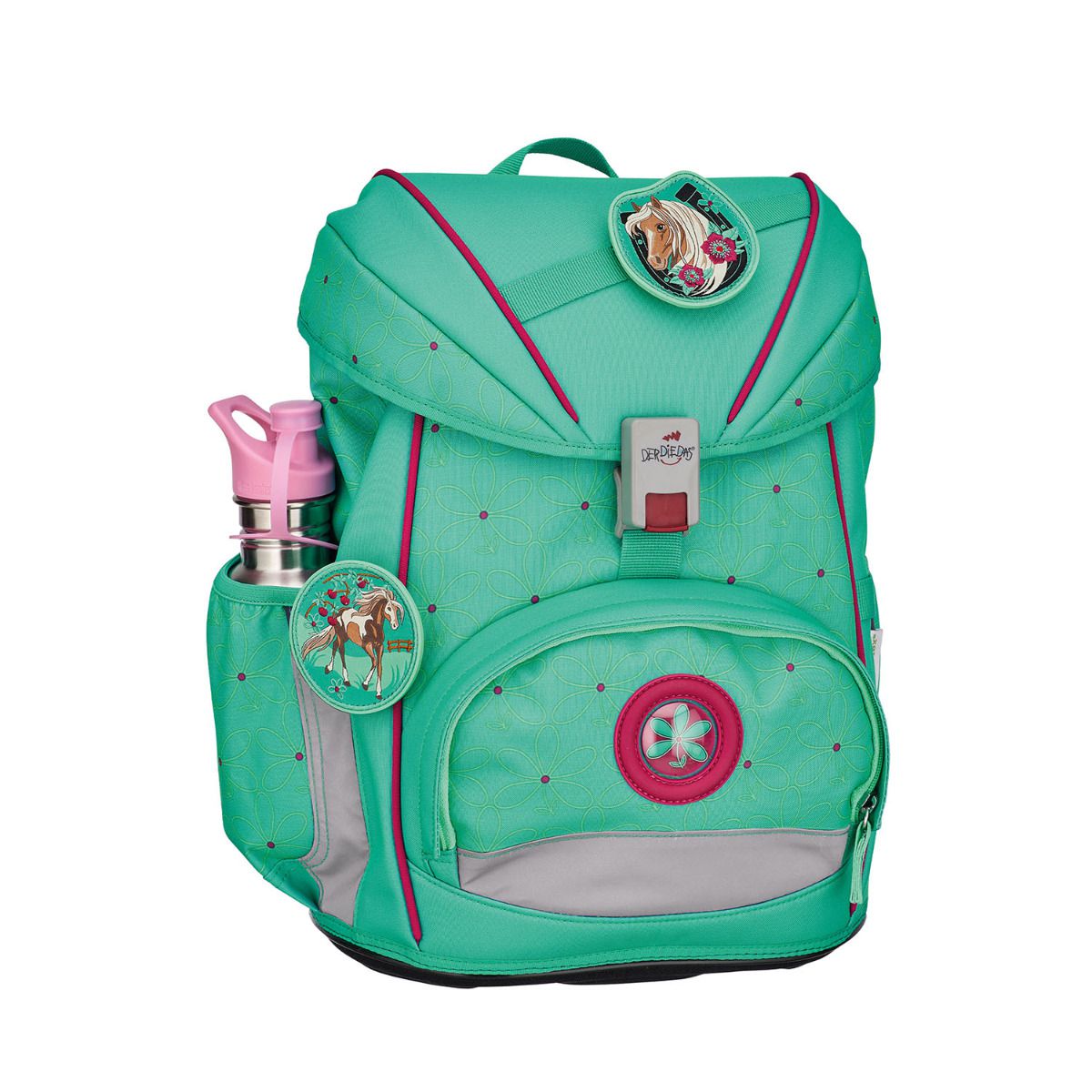 DerDieDas ErgoFlex Peppermint Pony Schulrucksack Set 5tlg.