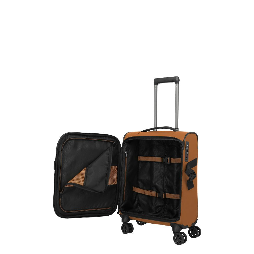 Travelite Briize Curry 4-Doppelrollen Trolley S 55 cm