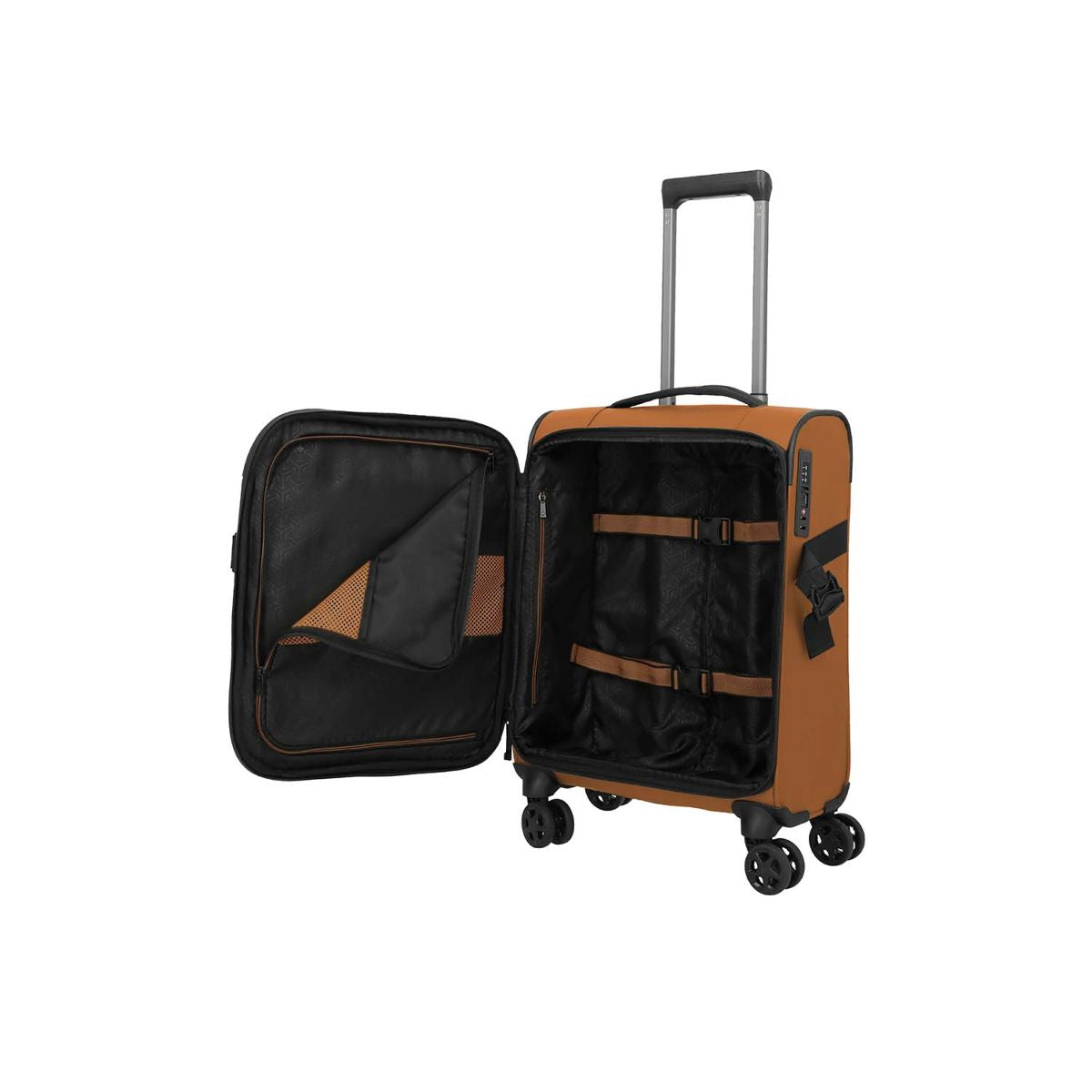Travelite Briize Curry 4-Doppelrollen Trolley S 55 cm