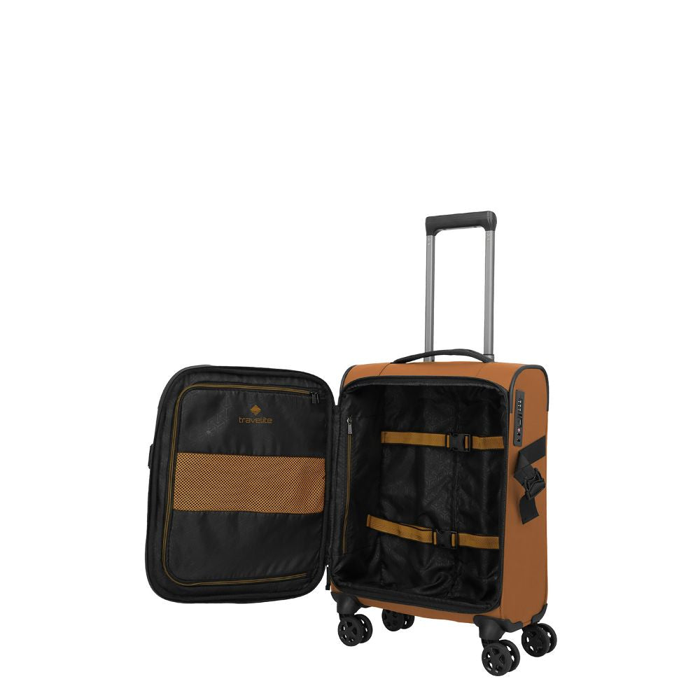 Travelite Briize Curry 4-Doppelrollen Trolley S 55 cm