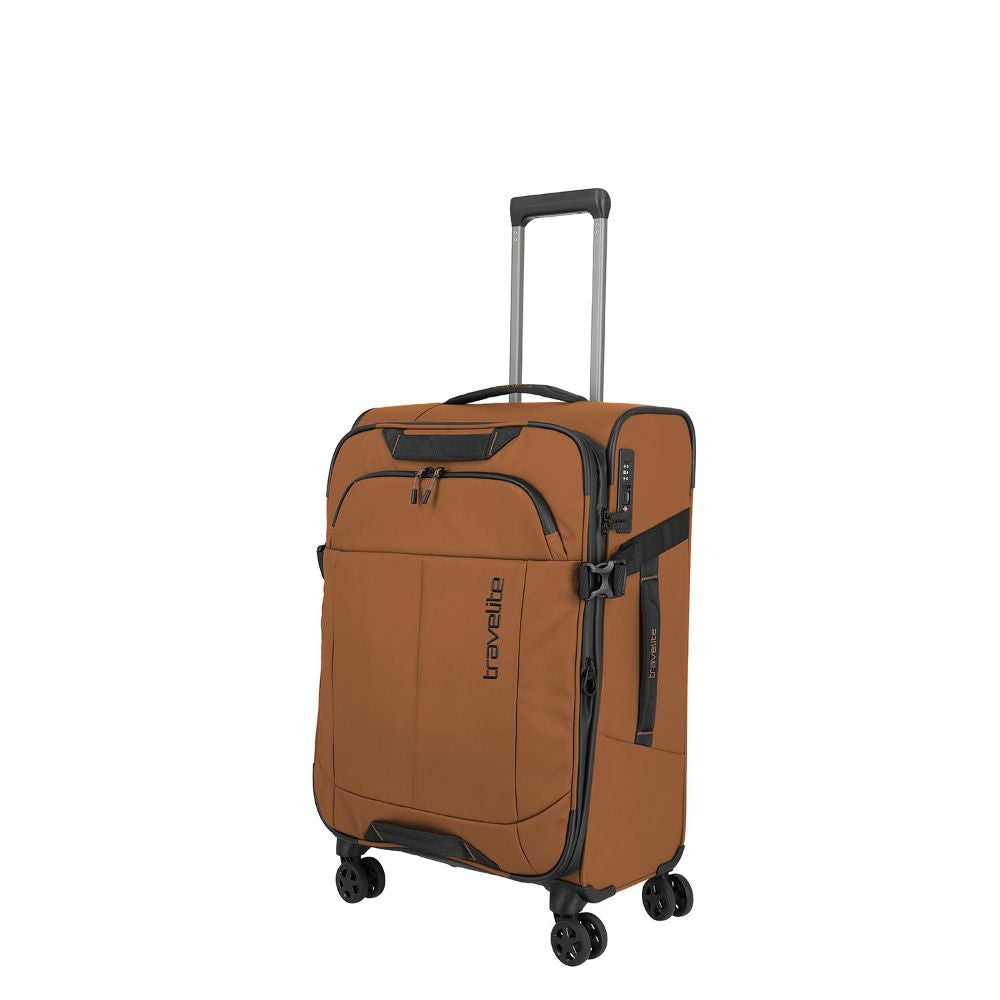 Travelite Briize Curry 4-Doppelrollen Trolley M 67 cm
