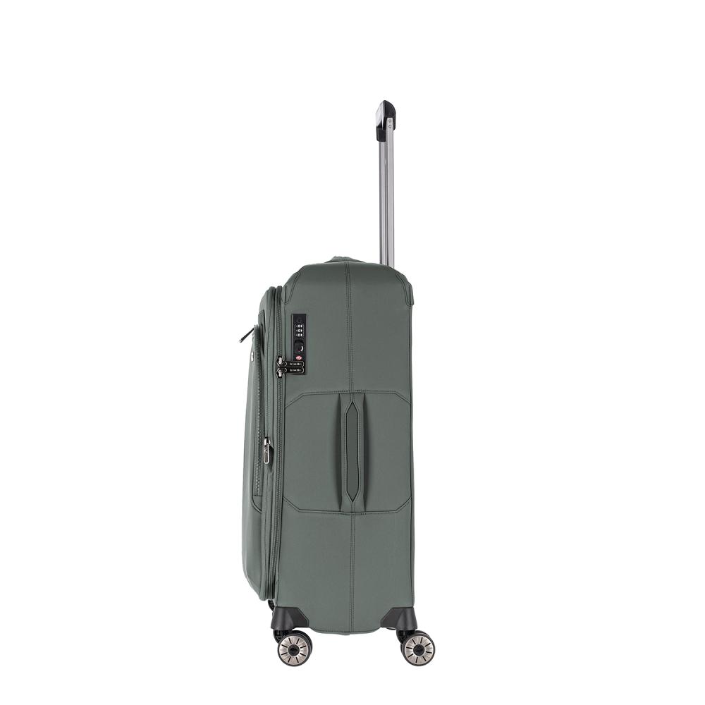 Travelite Priima Oliv 4-Rollen Trolley M 68 cm