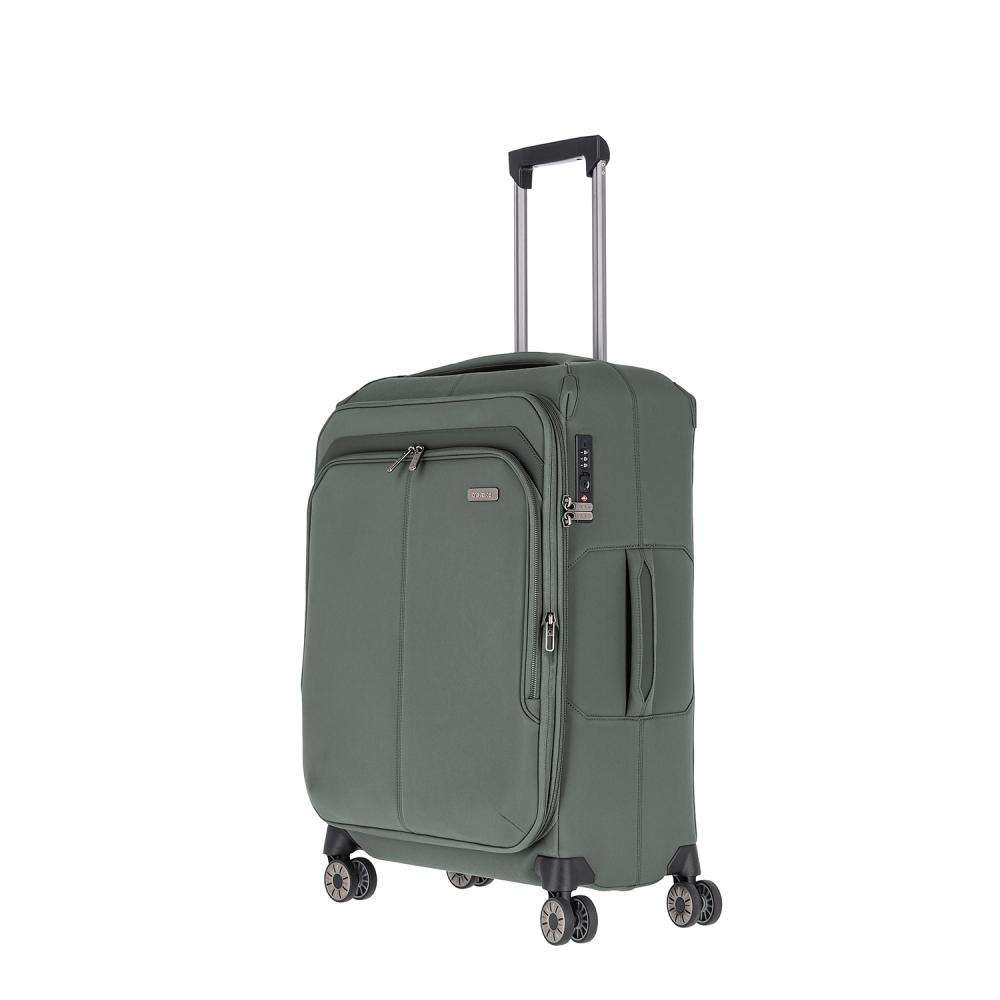 Travelite Priima Oliv 4-Rollen Trolley M 68 cm