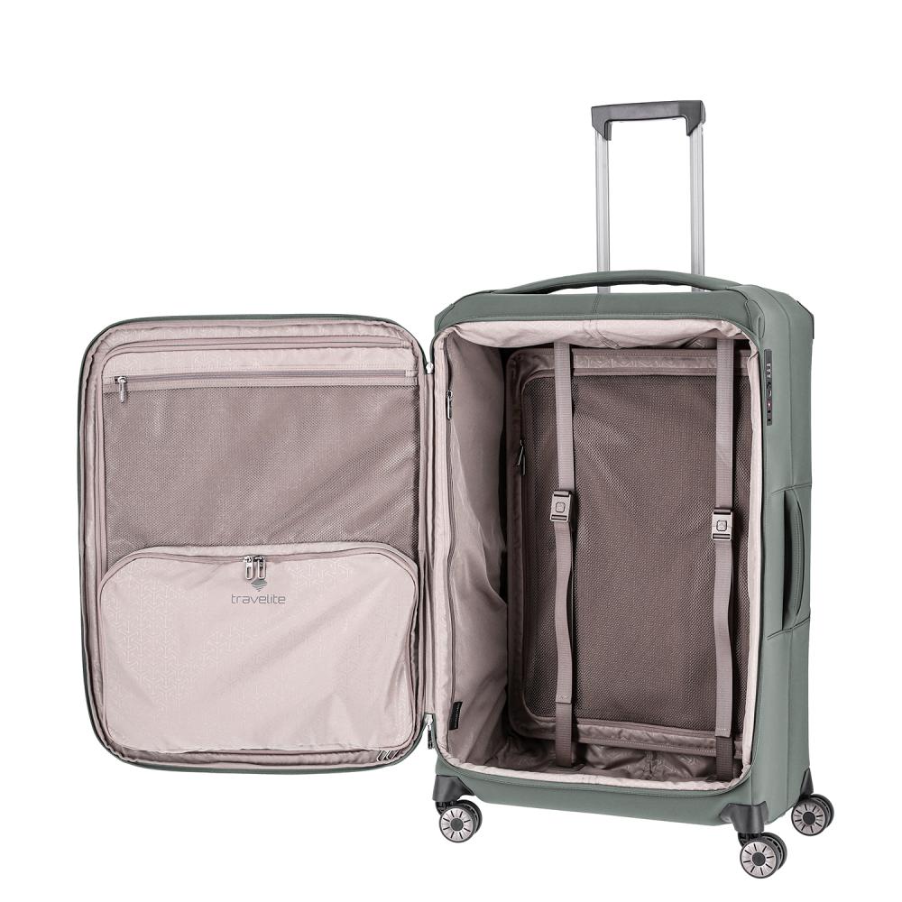 Travelite Priima Oliv 4-Rollen Trolley L 79 cm