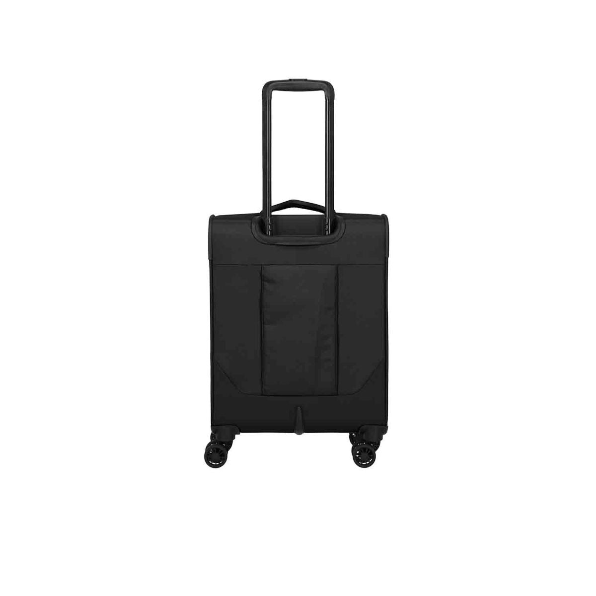 Travelite Umbria Black 4 Doppelrollen Trolley S 55 cm