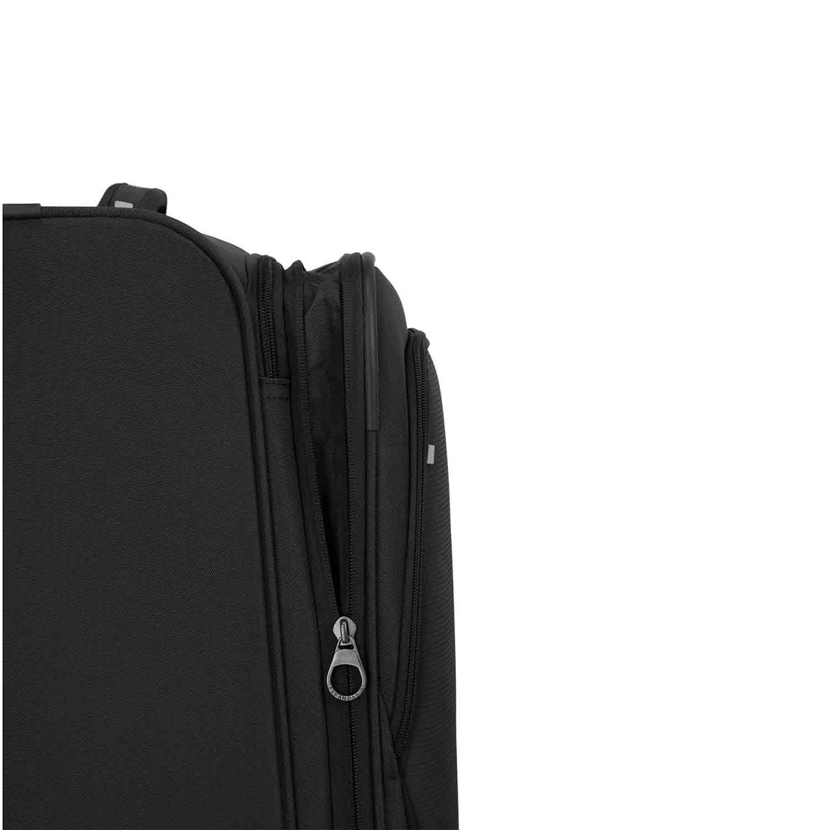 Travelite Umbria Black 4 Doppelrollen Trolley S 55 cm