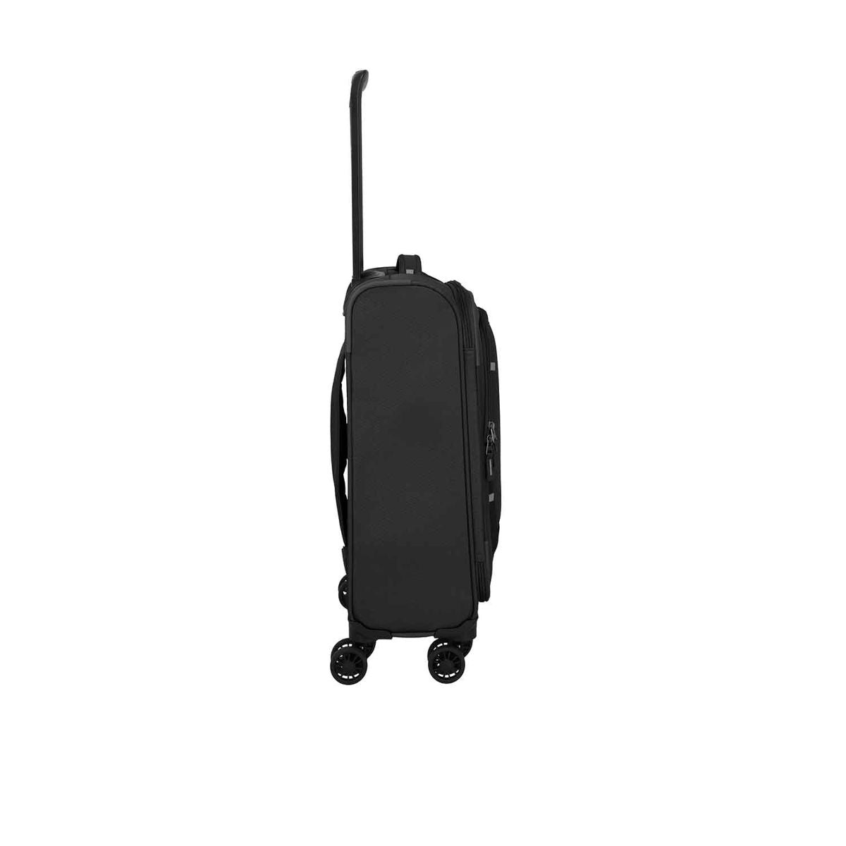 Travelite Umbria Black 4 Doppelrollen Trolley M 67 cm