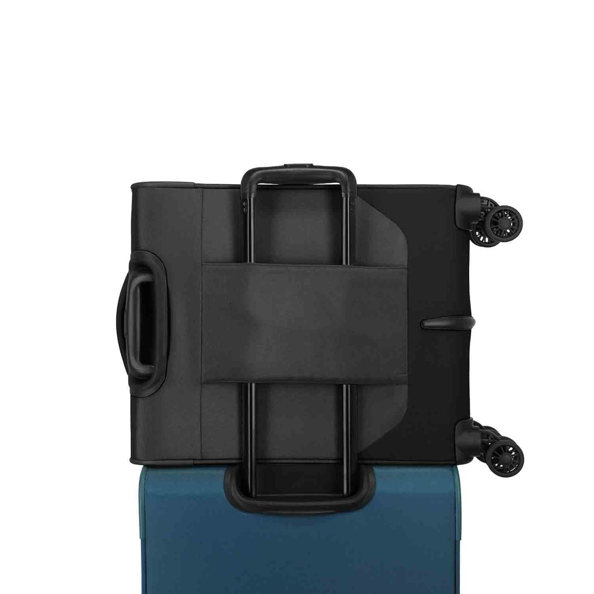 Travelite Umbria Black 4 Doppelrollen Trolley M 67 cm