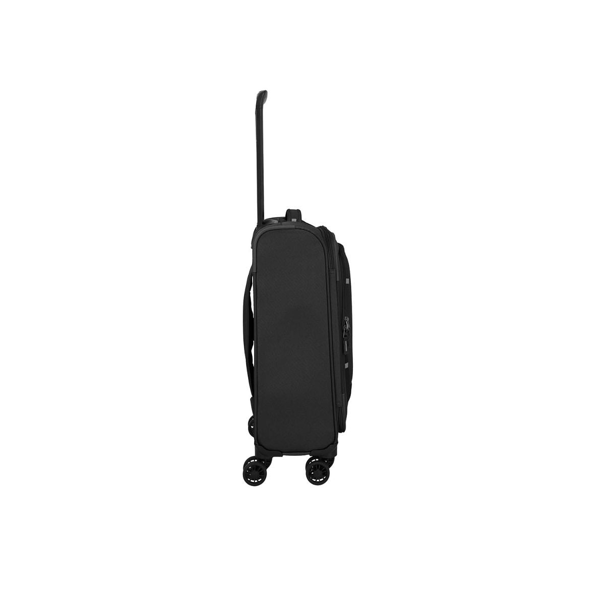 Travelite Umbria Black 4 Doppelrollen Trolley S 55 cm