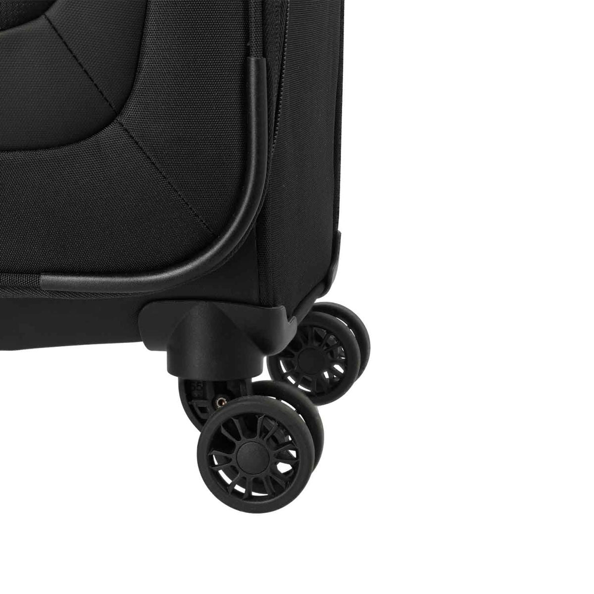 Travelite Umbria Black 4 Doppelrollen Trolley S 55 cm